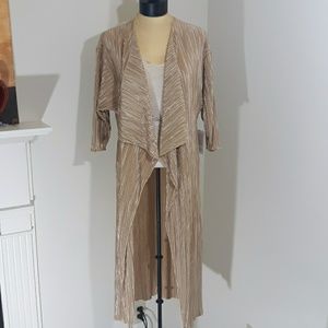 RARE! LulaRoe 70s Disco Gold Shirley Kimono size M